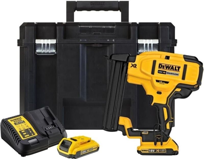 Thumbnail - DCN681D2 Akku Nagler Tacker 18 Gauge Schmalkrone Heftmaschine 18V 2Ah Li-ion (bürstenlos) - Dewalt
