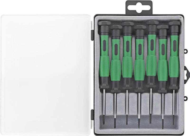 Fortis Elektr.-Schraubendreher- Set 7tlg. Schl, ph