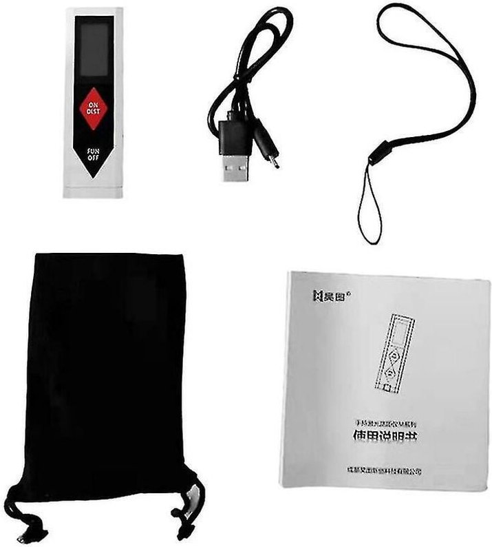 Woosien - Mini-Laser-Entfernungsmesser, 50 m Oled-Display, Laser-Entfernungsmesser