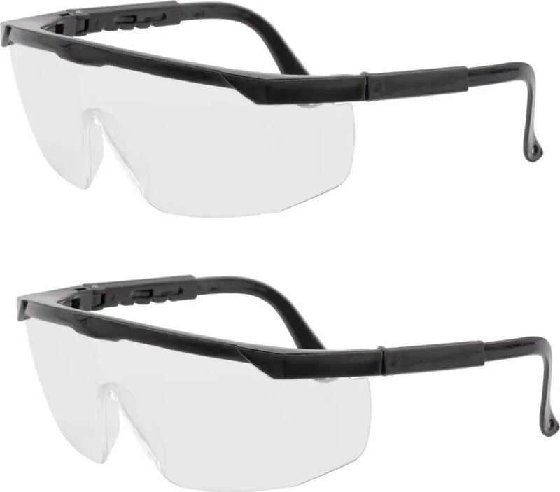2x Schutzbrillen, Augenschutzbrillen, Arbeitsbrillen