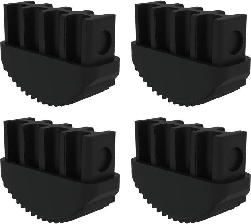 Munk - Günzburger Steigtechnik 4x Innenschuh für Leitern bis Baujahr 2004 73 x 25 mm - 019191