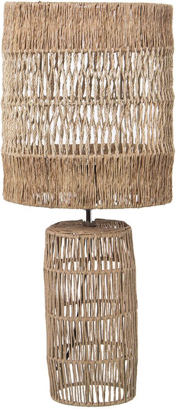 Jute Tischlampe 1xe27 max.40W, schwarzes Kabel: 210 cm ° 25x60 cm, Basi