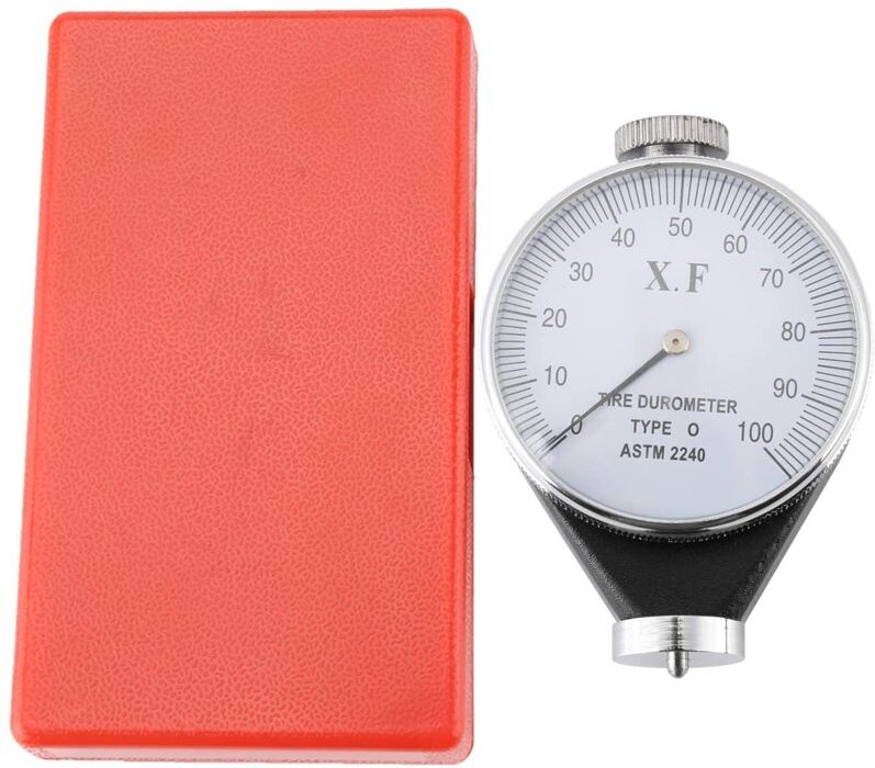 Reifendruck- und Härteprüfgerät für Gummireifen, Durometer-Skala 0-100 (Modell O)