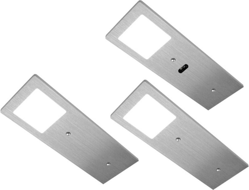 Thumbnail - Led Unterbauleuchte ECO-Pad f 3er Set edelstahl