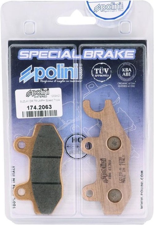 bremsbelag polini für roller suzuki 400 burgman neu