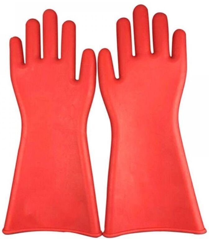 Vtizikl Gant pour les électriciens électricien Gants isolants électriques Gants isolants en caoutchouc 12kv gants isolan...