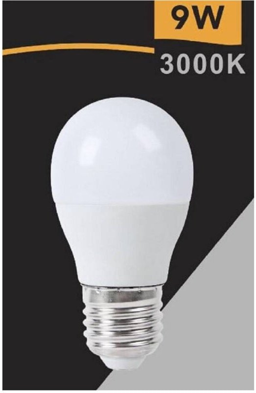 Trade Shop - LED-LAMPE E27 9W 820LM MINI GLOBE G45 SMD WARMES KALTES NATÜRLICHES LICHT G45-9W -