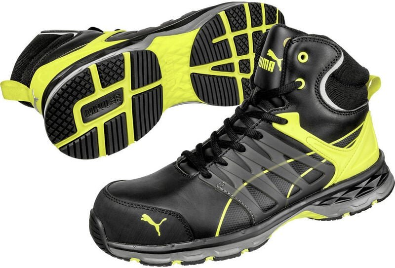 Thumbnail - Velocity 2.0 yellow mid 633880-47 esd Sicherheitsstiefel S3 Schuhgröße (eu): 47 Schwarz, Gelb 1 - Puma