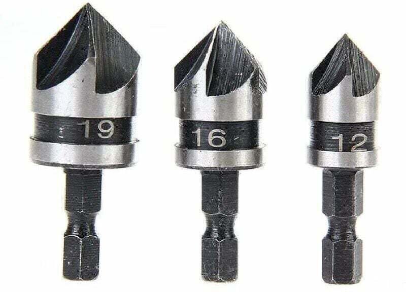 Perceuse À Bois 3 Pièces Lot Accessoires Pour Outils Électriques