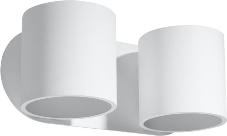 Twin Round Up & Down Wall Lamp White G9 Twin Round Up & Down Wandleuchte Weiß G9
