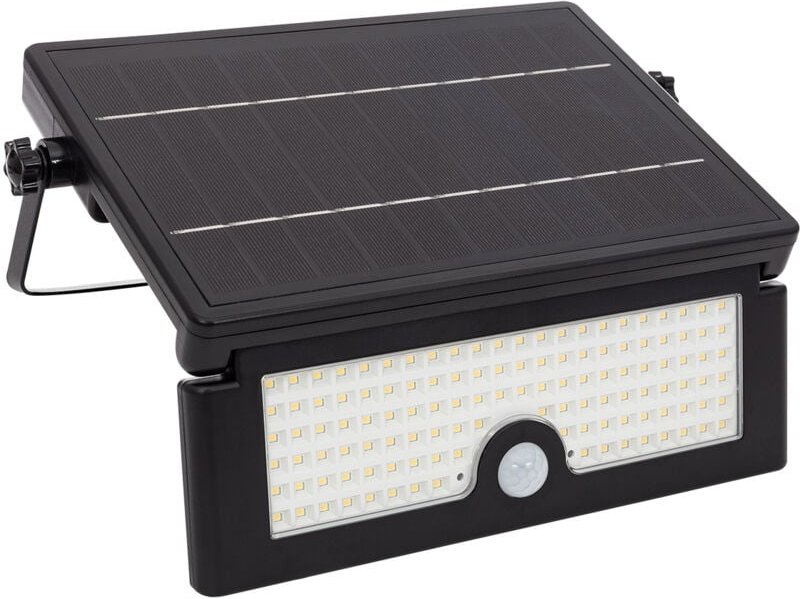 Efectoled - Solares LED-Flutlicht 10W IP54 mit PIR-Bewegungssensor und Dämmerungssensor 4000K Neutralweiß