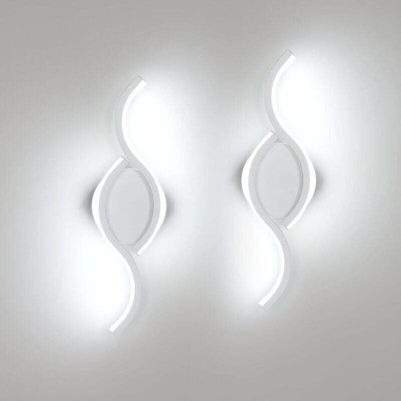 Thumbnail - Comely - 2 Stück LED-Wandleuchten für den Innenbereich, 12 w, 1350 lm, moderne Wandlampe, Wandleuchte für Wohnzimmer und...