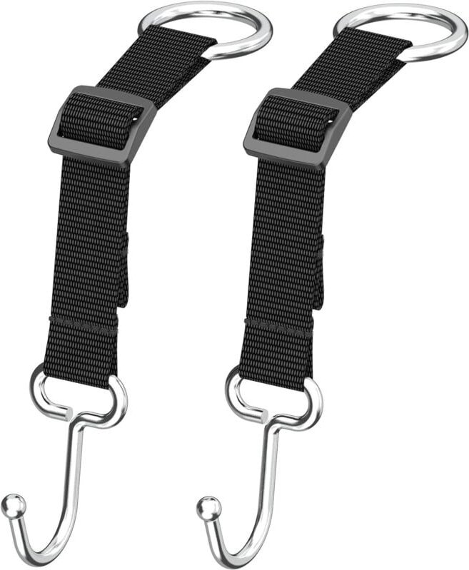 Ahlsen - Auto-Kopfstützenhaken, Sitzhaken, Metall, langlebig, längenverstellbar, multifunktional, geeignet zum Aufhängen...