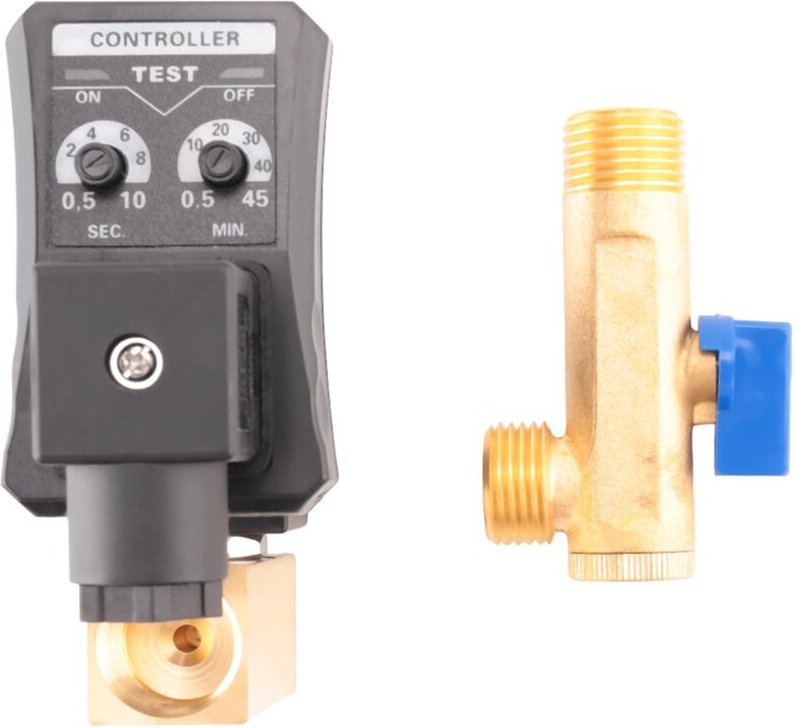 G1/2 DN15 230 V Automatisches zeitgesteuertes elektronisches Ablassventil für den Wassertank zur Kondensatverwaltung des...