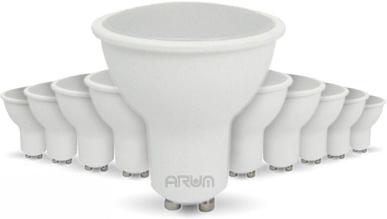 Eclairage Design - Los mit 10 LED-Lampen GU10 7W Äq. 60W 2700K Warmweiß