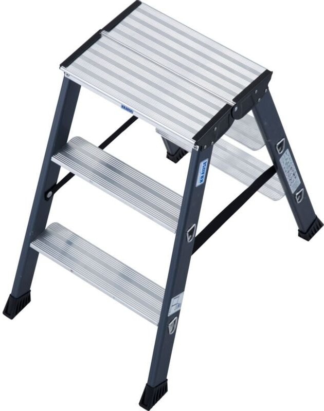 Aluminium-Doppelleiter monto SePro 2,20 m Doppelstufenleiter - Krause