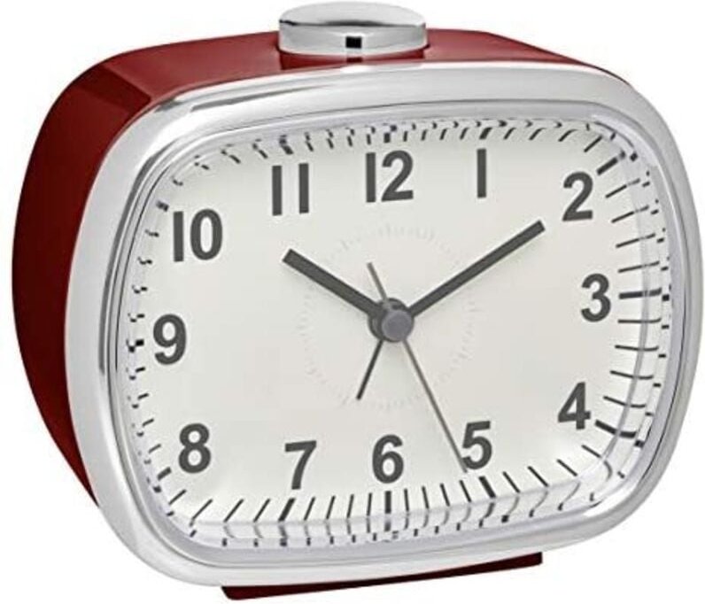 Tfa Dostmann - 60.1032.05 Quarz Wecker Rot Alarmzeiten 1 Großes Display