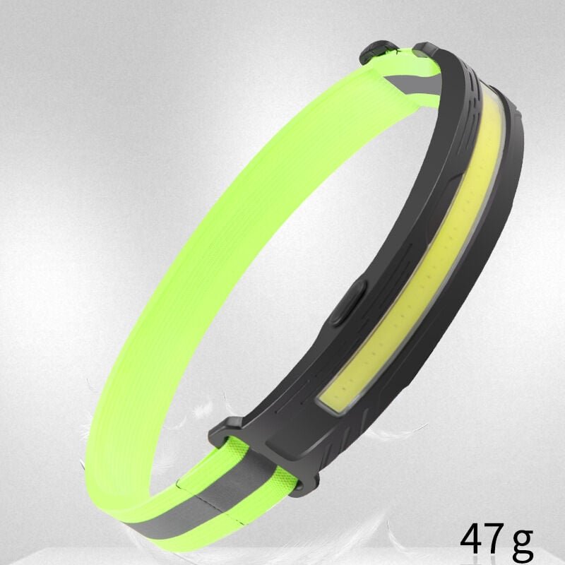 Aiperq - usb wiederaufladbare Stirnlampe, 4 Beleuchtungsmodi, COB-Stirnlampe, IPX4 wasserdicht, leicht, 230° reflektiere...