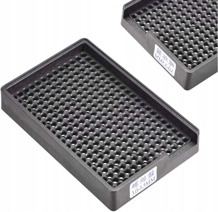 Antistatisches ESD-Tablett für 3-3,5-mm-Schrauben, 273 Löcher, Organizer