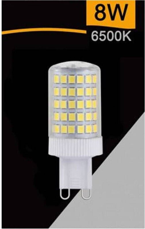 Trade Shop Traesio - Trade Shop - lamp led smd G9 8 watt 880 lm natürliches warmlicht fredda SPARAC-G9-8W-001 -
