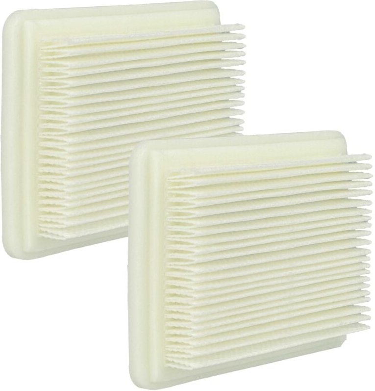 2x Staubsaugerfilter kompatibel mit Bosch UniversalVac 18 Staubsauger - HEPA-Filter/Faltenfilter Weiß - Vhbw