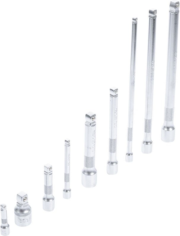 Bgs Technic - Kippverlängerungs-Satz 6,3 mm (1/4'), 10 mm (3/8'), 12,5 mm (1/2') 9-tlg.