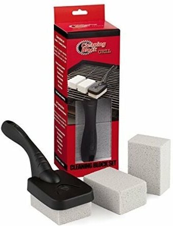 Jardibricodeco - Set 3 cleaning block Grill mit individuellem Griff und Klappe
