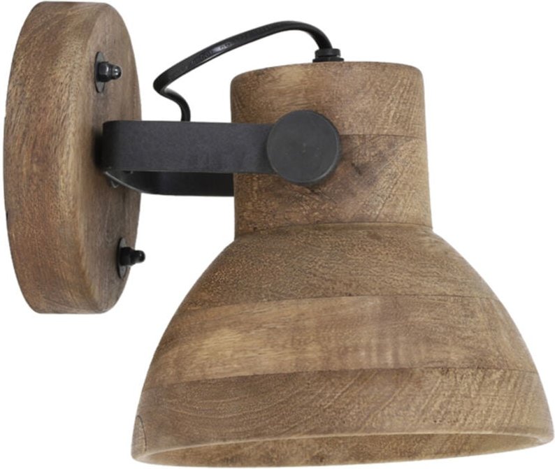 Light & Living - wandleuchte - Ilanio - braun - holz -