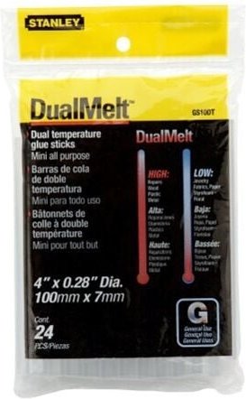 Box mit 24 Stanley Klebestiften 11,5 mm für Pistole 6-GR100 - 1-GS20DT