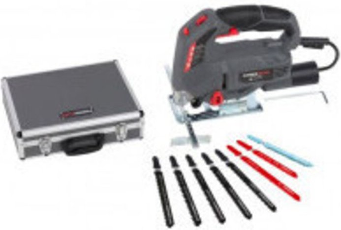 Stichsäge - 710 W + Zubehör Ref. Poweset3Bezeichnung: Stichsäge 710 W + ZubehörLeistung: 710 WGewicht: 4,02 kg