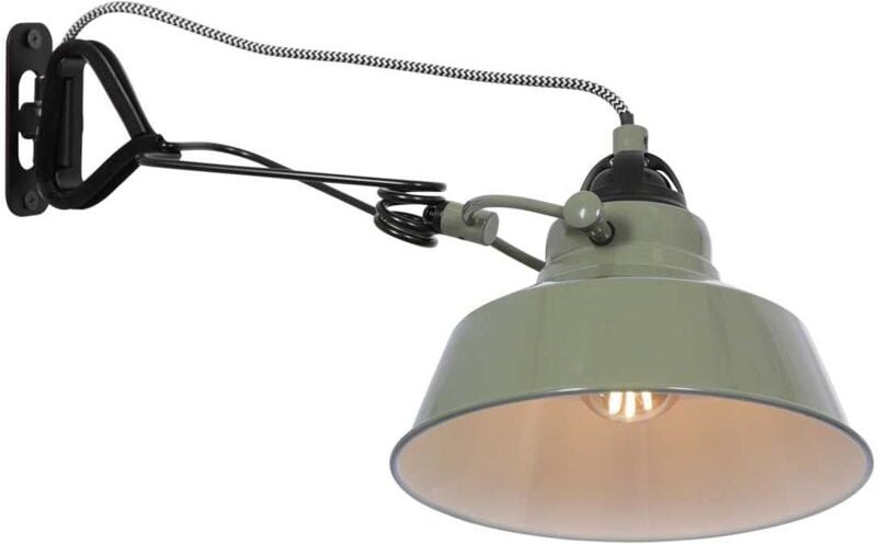 Wandleuchte - Nove - grün - metall - ø 18cm - E27 - - Mexlite