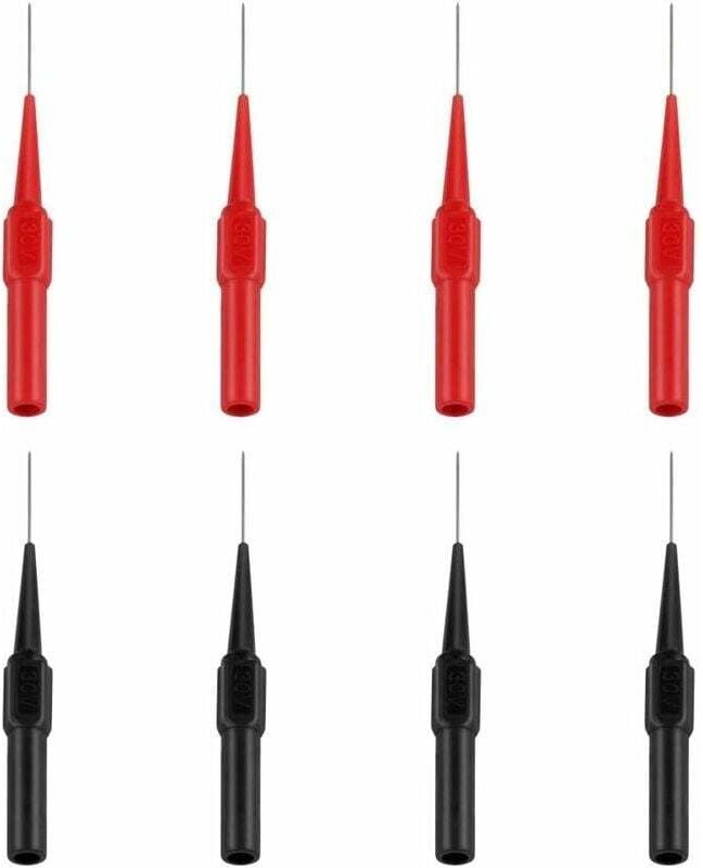 SNQ - 8-teilige Prüfsonde, Multimeter-Messleitungen aus Edelstahl, Prüfsonden, Multifunktions-Testkabel für Elektriker i...