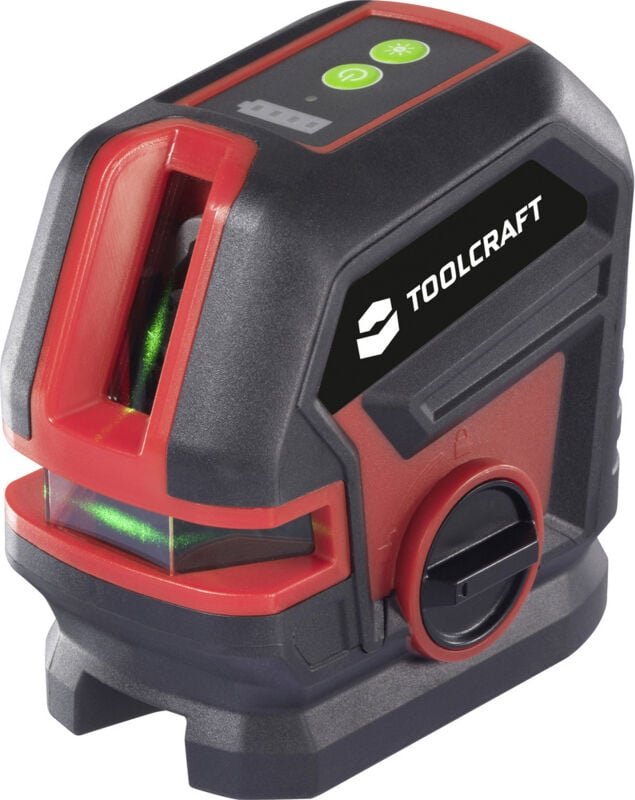 TOOLCRAFT Kreuzlinienlaser grüner Laser, selbstnivellierend Reichweite (max.): 30 m