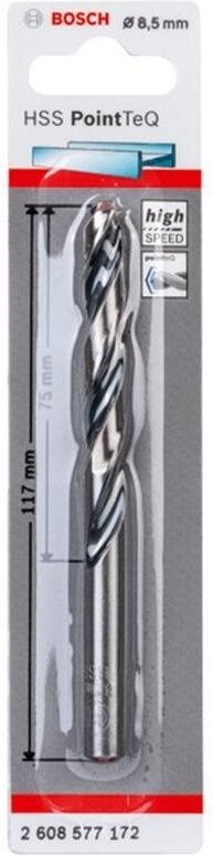 Thumbnail - 1x hss PointTeQ din 338 8,5 x 75 x 117 mm - 2608577172 - Bosch
