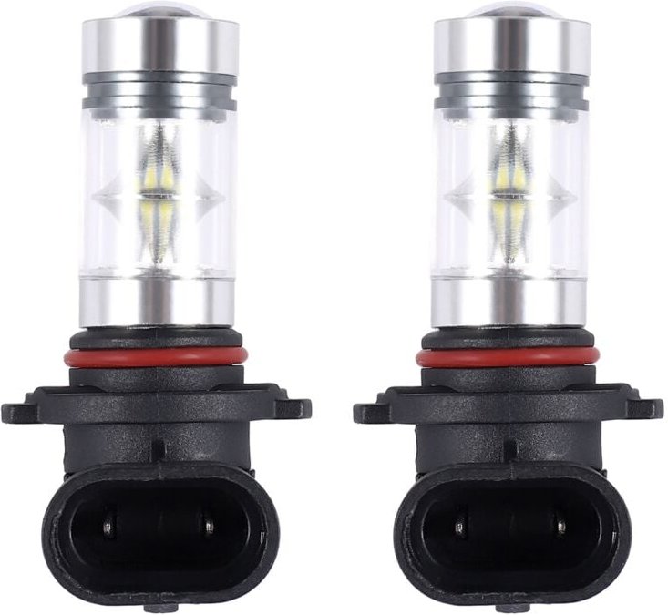 Tlily - 2X 6000K Super H10 9045 9145 9140 100W 1200LM led Scheinwerfer Birne Projektor drl