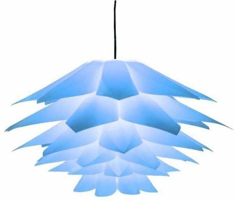 Blauer Lotus-Kronleuchter im 50x30cm Wohnzimmer-Schlafzimmer