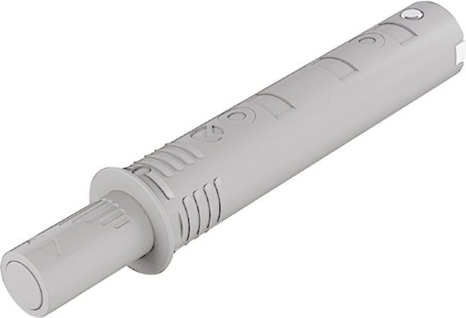 K-Push Tech Druckschnapper Schubladendämpfer mit Puffer Hub 14 mm grau