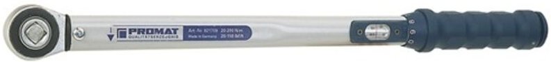 Drehmomentschlüsselset 12-teilig 40 - 200 Nm 1/2 ' 9 Einsätze/Verlängerung - Promat