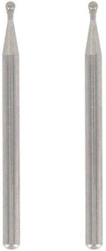 SNQ - Set mit 2 Diamantspitzen, runde Spitze, Arbeitsdurchmesser 2 mm, zum Gravieren und Bildhauern in Glas, Spiegel, Ke...