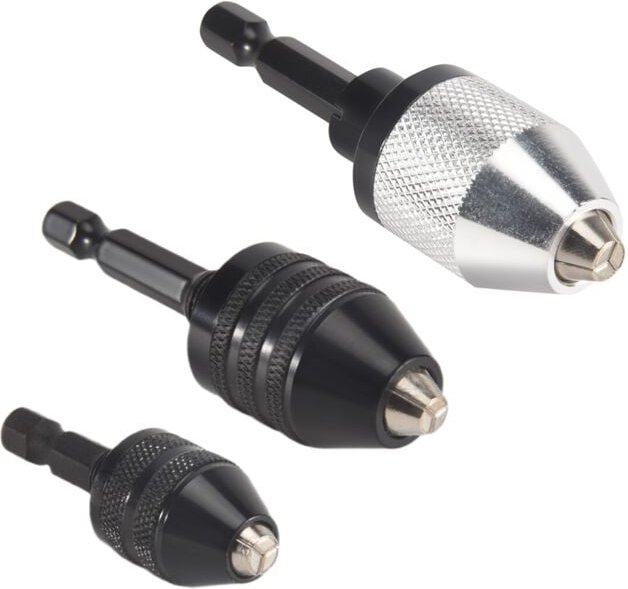 Tlily - stücke 1/4 Zoll Sechskantschaft Schnellspannbohrfutter Schnellwechseladapter Konverter Schlagbohrmaschinen Bits,...