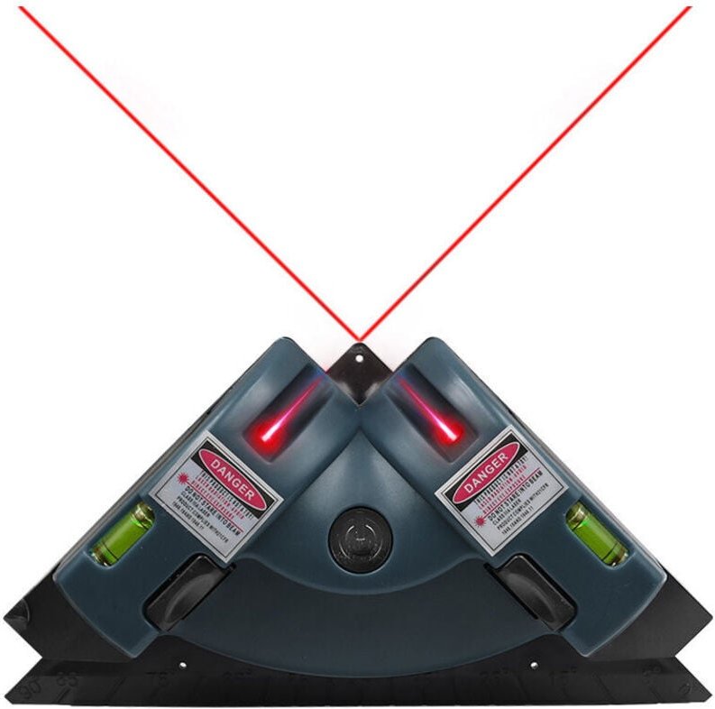 90-Grad-Laser-Eckauskleidung zum Verlegen von Wandfliesen, rechtwinkliges Bodenwerkzeug zum Verlegen von Fliesen, 1 Stüc...