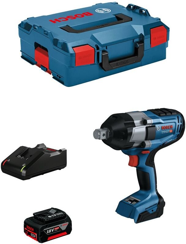 Bosch - Drehschlagschrauber gds 18V-1050 h (1 x 5,0 Ah + GAL18V-40 + L-Boxx 136)