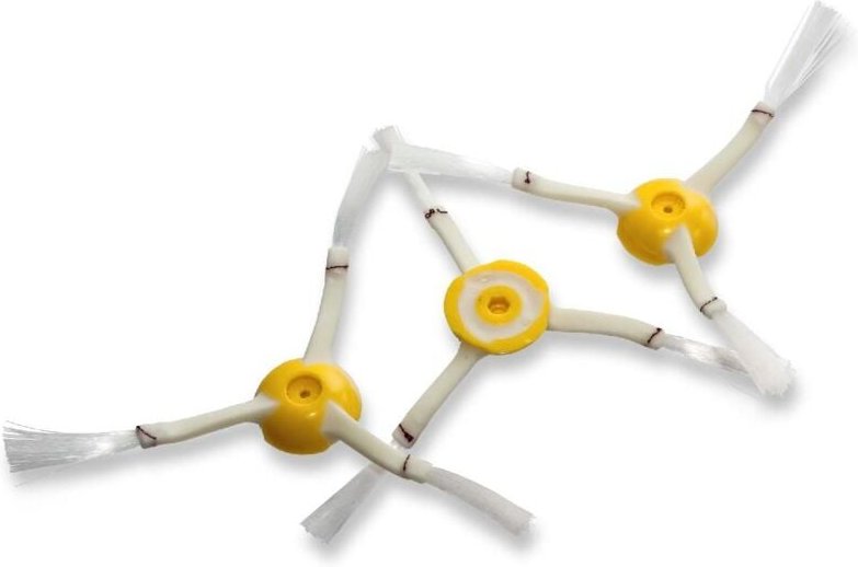 Vhbw - 3x Seitenbürste kompatibel mit iRobot Roomba 800-Serie, 800, 870, 880 Saugroboter - Reinigungsbürsten Set, weiß /...