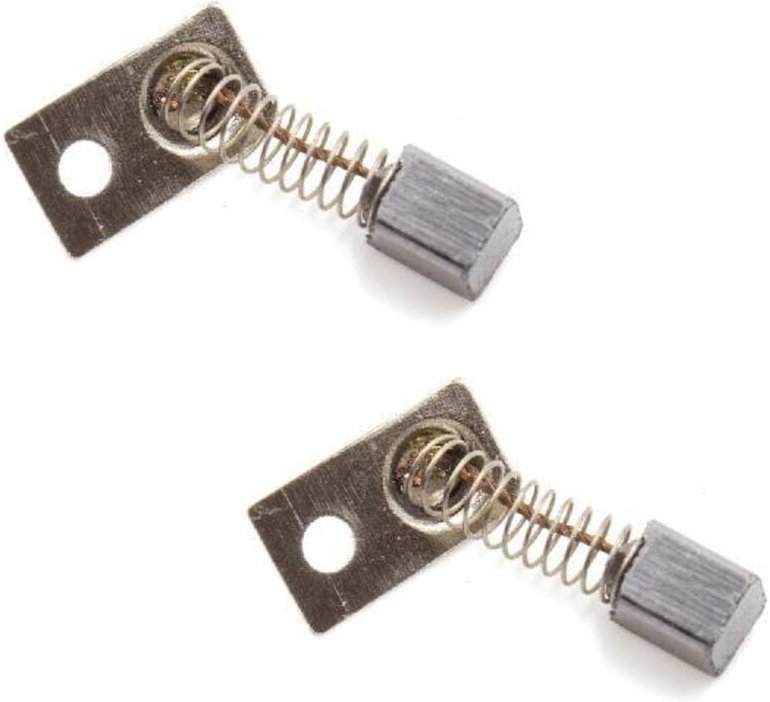 vhbw 2x Kohlebürste 3,5x3,5x4,5 mm für Polierer