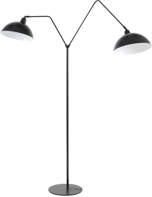 Light & Living - stehlampe - Orion - schwarz - metall - leselampe