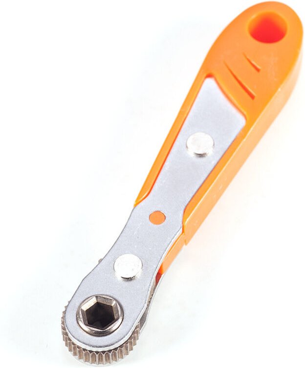 Mini-Magnet-Ratschenschlüssel 1/4" (6,35 mm) – bidirektionaler Sechskant-Ratschenschlüssel mit Schraubendreher- und Bohr...