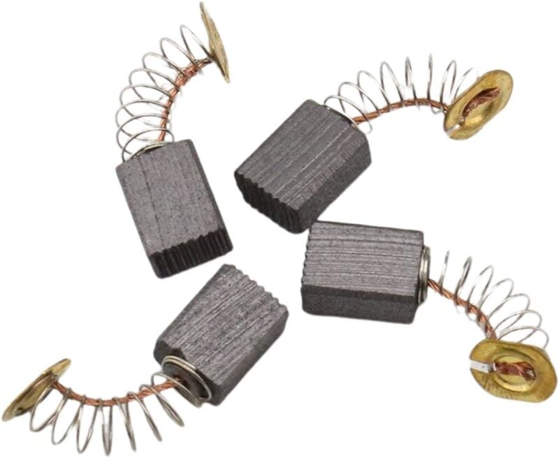 Thumbnail - YMYNY 2 Paar Kohlebürsten CB411 191940-4 6 x 9 x 12 mm Kompatibel mit Makitta RT0700C 3707F 3708F 3708FC Schleifmaschine...