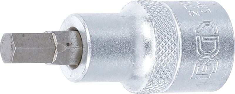 Bgs Technic - Bit-Einsatz Länge 55 mm Antrieb Innenvierkant 12,5 mm (1/2') Innensechskant 9/32'