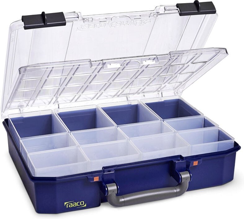 FP - raaco CarryLite 80 4x8-12 dlu Sortimentskoffer Anzahl Fächer: 12 Inhalt 1 St.