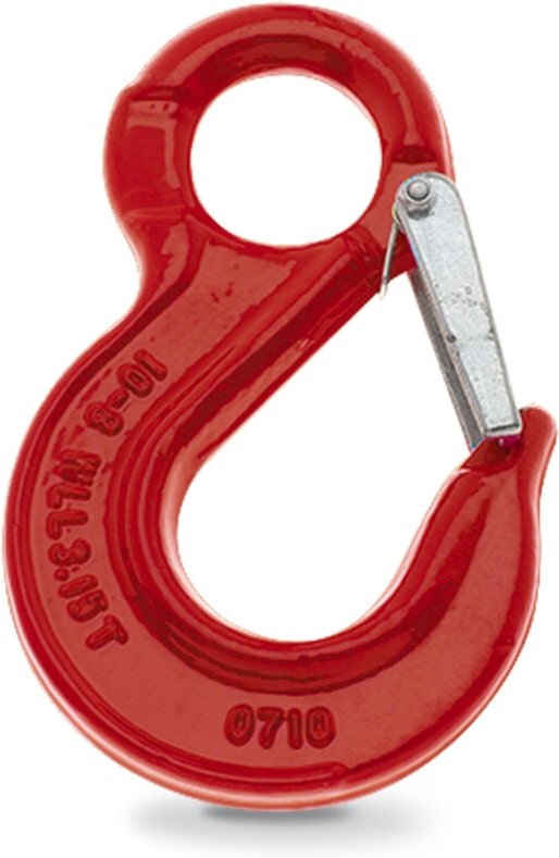 Ösenhaken Mit Sicherheitsfalle D8mm Cmu 2t Id Matt - Chro008